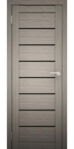 Амати 01 Дуб дымчатый (черное стекло)