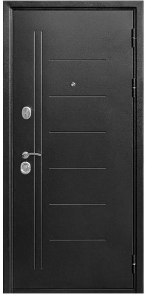 Дверь ТРОЯ Серебро Царга/ Дымчатый дуб