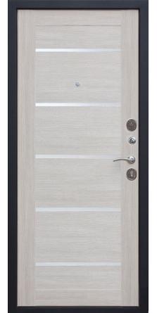 Дверь ТРОЯ Серебро Царга/ Дымчатый дуб