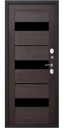 Дверь ТРОЯ Серебро Царга/ Дымчатый дуб